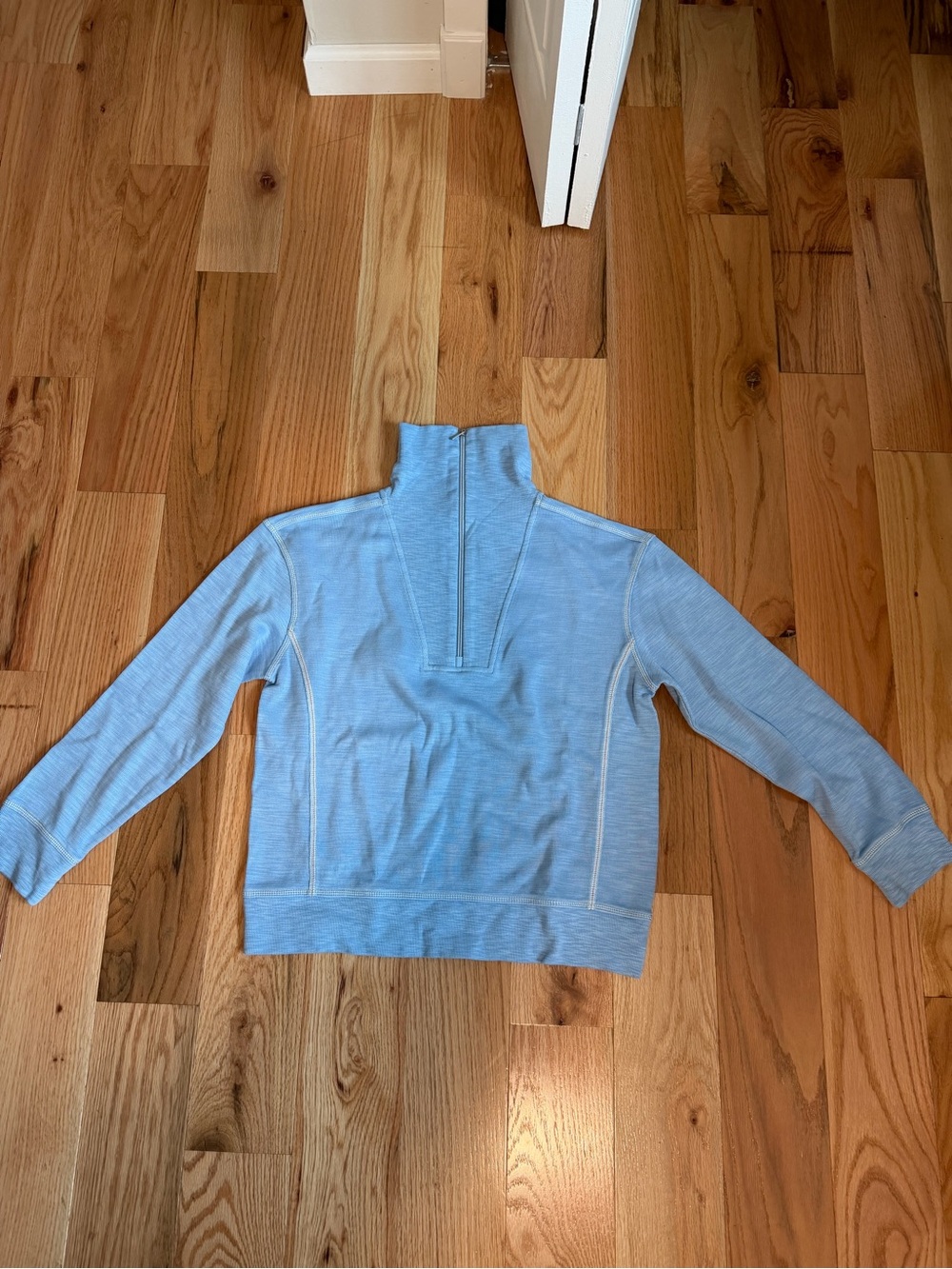 Tommy Bahana Light Blue Quarter-Zip Women's Sweater NWT